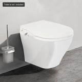 Bidet Toilet Seat, Non-Electric  Ecoseat, D-Shaped Unplugged Smart Toilet Lid, Body Cleaner Lid,