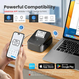 PM260 Label Maker Machine with Tape, 2 Inch Label Tape Maker Bluetooth Label Printer, Inkless Portable Label Maker with