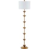 LL4003A Lighting Collection Ln Lea 63.5 Antique Gold Floor Lamp, Metal