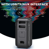 W-KING 250W MAX Party Wireless Bluetooth Speaker with USB Playback