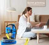 EasyThreed Small 3D Printer K9 10*10cm Supper Mini Desktop No Heated Bed One-Key Printing with TF Card