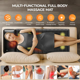 Full Body Massage Mat with Heat 9 Intensity Levels, Relax at Home Office