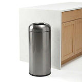 16 Gallon Kitchen Waste Basket Container with Detachable Lid Open Commercial Trash Can Wear Resist
