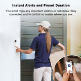 Closeli Wireless Waterproof Doorbell BR100PB2 2MP Video Intercom Door Bell