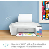 DeskJet 2752 All-in-One Color Inkjet Printer Scanner and Copy with Mobile Printing, WirelPrinters or Home and Oice, Ink , Dual-B