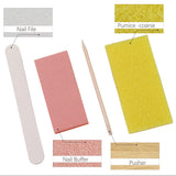 800 Sets/Carton Disposable Pedicure Kits Nail Sets Sand File Buffer Sponge