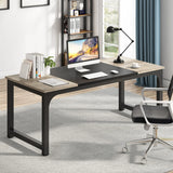 Tribesigns Modern Computer Desk Large Office Desk Computer Table Study Writing Desk