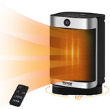 SucceBuy Electric Space Heater with Thermostat Remote Control for Desk