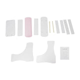 Pedicure Stool Foot Foot Bath Stool with 4 Wheels Foot Rest Pedicure Manicure Funiture