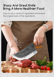 SHANGDAO 7.9" Cleaver Knife, Hand Forged Meat Cleaver Heavy Duty Chopper