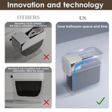 Smart Sensor Trash Can with Slide Lid 3.2 Gallon Automatic Bathroom Kitchen Waste Bin