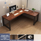 L-Shaped Corner Computer Heavy Duty Steel Frame Home Office