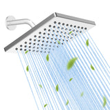 6 Inch High Pressure Rainfall Shower Head, Waterfall Shower Head, High Flow Fixed Showerheads