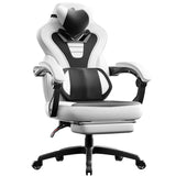 Fabric Gaming Chair with Footrest,Big and Tall Game Chair for Heavy People, Gamer Chair