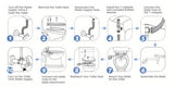 Bidet Attachment for Toilet - Ultra-Slim Self Cleaning Fresh Cold