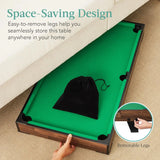 40in Tabletop Billiard Table, Pool Arcade Game Table for Living