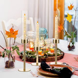 12PCS Gold Candle Sticks Holder in Bulk for Table Centerpiece