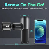 Mini Thermacool Massage Gun Heat and Cool Muscle Massager for Back Pain