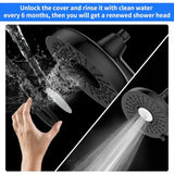Filtered Shower Head 8 Inches High Pressure Fixed Rain Showerhead with Filter
