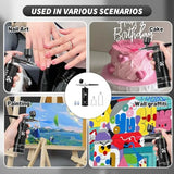 Portable highpressure airbrush kit with 48PSI compressor featuring nonclogging airbrush gun