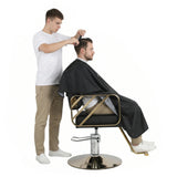 Barber Chair Capacity 420 Lbs Hair Salon Chair with Heavy Duty Hydraulic Pump 360 Swivel