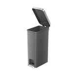 Slim Kitchen Trash Can, 10.5 Gallon Plastic Step Garbage Bin