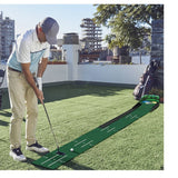 Golf Putting Green, Mat for Indoors, Putting Matt with Ball Return and 3 Holes