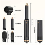 5 in 1 Hair Dryer Hot Comb Set Professional Curling Iron Hair Straightener Styling Tool For Professional
