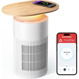 Large Room Air Purifier: Pet-Friendly, Low Noise, Washable Filter, Aromatherapy, Compatible with Alexa