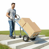 3 in 1 Folding Hand Truck Dolly Cart 550LBS Capacity Heavy Duty Folding Dolly Cart
