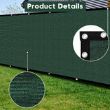 6' x 50' privacy screen, Outdoor Backyard sunshade windshield fence