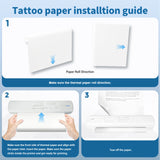 Portable Printer Wireless Inkless Thermal Printer A4 Bluetooth