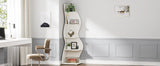 Tribesigns Corner Shelf, Modern 5-Tier Wall Corner Bookshelf, Stylish