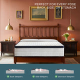 10/12/14 Inch Queen Size Hybrid Mattress, Medium Firm for Pressure Relief