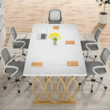 Executive Desk,Large Computer Desk, Modern Office Desk Conference Table Meeting Room Table