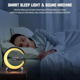 Smart Wireless Charging Alarm Clock with Bluetooth Speaker App Controlled Bedside Lamp Table Light and Night Light Bedroom Home