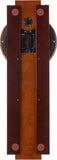 C3383 Avent Wall Clock  Two-Tone Wooden Case with Slow-Swing Pendulum