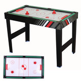 4-In-1 Air Hockey Table Combo with Football Billiards Ice Hockey Table Tennis