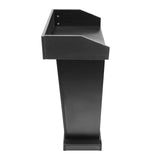 Wooden Podium Sturdy Durable Naturally Church Pulpit Height 37.5" For Classroom Church & Office