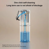 Automatic LED 320ML Liquid Foam Soap Dispenser 5 Adjustable Levels Rechargeable Soap Device Can Wall Mount for Bathroom Kitchen