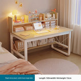 New Model Desk Bookshelf Integrated Student Writing Desk Simple Office Desk