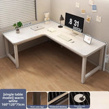 L-Shaped Corner Computer Heavy Duty Steel Frame Home Office