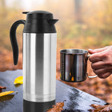 12/24V Car Electric Kettle Boil Dry Protection 750ml Car Kettle Boiler Quick Boiling Kettle Pot