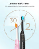 Fairywill Sonic Electric Toothbrush FW-D7 set USB Charge Toothbrushes case for Adult with tooth brush Heads
