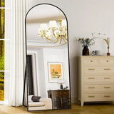 26" x 71" Aluminum Alloy Frame Full Body Mirror for Bedroom, Living Room
