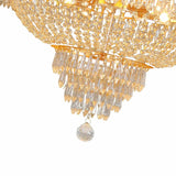Luxury Crystal Chandelier, Modern Gold French Empire Crystal Ceiling Chandelier