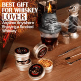 Cocktail Smoker Kit with Torch, Whiskey Infuser Set for Bourbon Drinks
