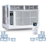 6000 BTU Smart Window Air Conditioner with WiFi - Cools Rooms to 250 Sq Ft,
