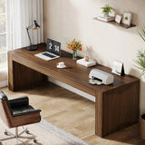 Tribesigns 79-Inch Extra Long Desk, Two Person Double Desk for Home Office