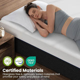 12 Inch Gel Memory Foam Mattress King in a Box, Extra Spinal Alignment